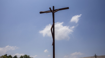 esplanade of sanctuary of Fatima, Portugal