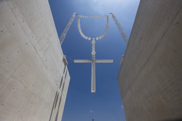 esplanade of sanctuary of Fatima, Portugal