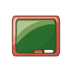 Blackboard school isolated icon vector illustration graphic design
