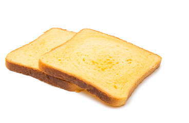 Sandwich bread slide isolated