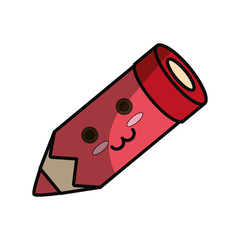 Wooden pencil utensil icon vector illustration graphic design