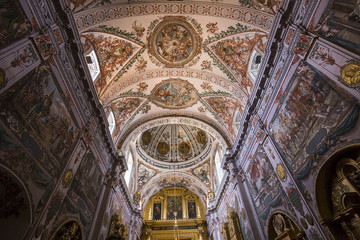 Obraz premium Hospital de los venerables church, Seville, Andalusia, spain