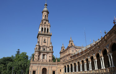 Fototapeta premium Plaza de Espana, Seville, Andalusia, spain