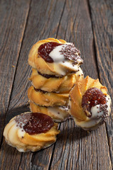 Cookie with jam