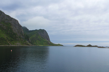 Vesteralen sea, mountains and fjords