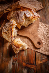 Freshly baked bread