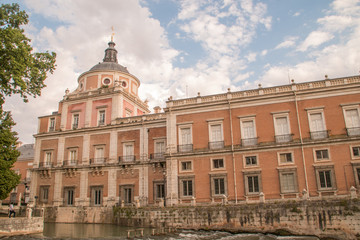 Fototapeta na wymiar Palacio Real, Aranjuez, Madrid, España