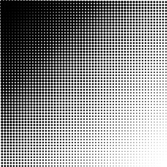 Abstract dotted background. Halftone effect. Vector texture. Modern background. Monochrome geometrical pattern.Strips of points. Black dots on white background.