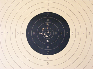 blank target sport for shooting competition