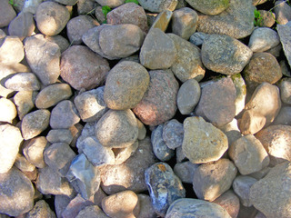 sharp stones used for construction Background