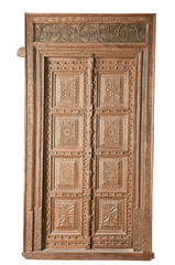 Isolated Antique wooden Furniture 