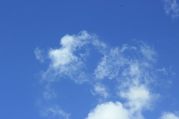 blue sky with clouds