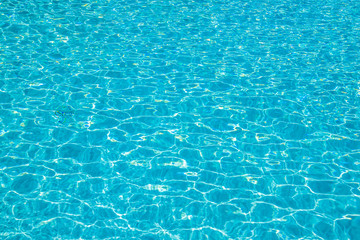 Swimming pool at hotel close up