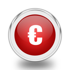 Obraz premium Euro icon.