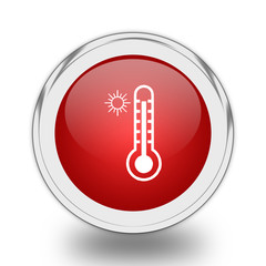 Hot temperature icon