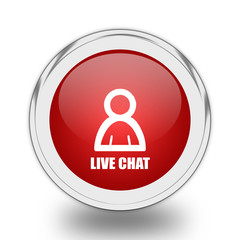 Live chat icon.
