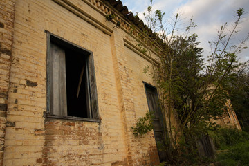 Old house in ruins
