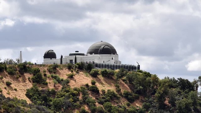 Zoom out shot from the Observatory at Griffith Park