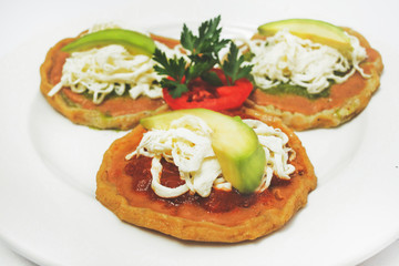sopes antojitos mexican food