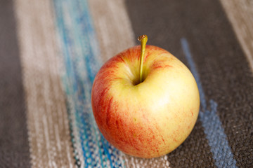 red yellow apple motley tablecloth