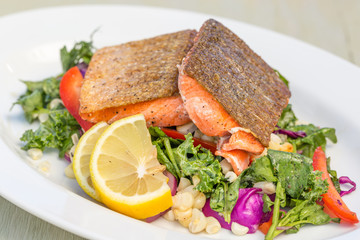 Roasted Salmon Dish