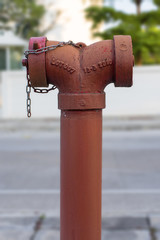 Fire hose nozzle.