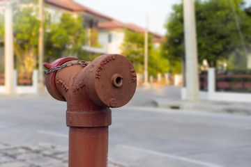 Fire hose nozzle.