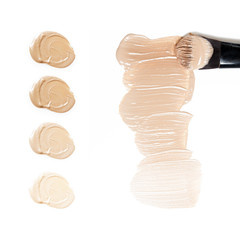 Different foundation shades 
