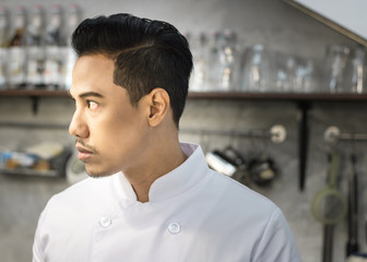 chef  in the kitchen with Working hours