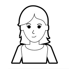 Obraz premium Woman vector illustration