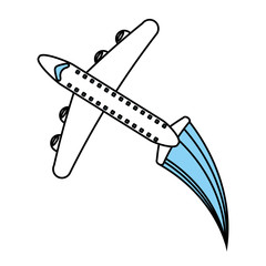 airplane vector illustration