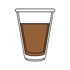 drink glass vector illustration