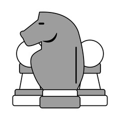 chess pieces vector illustration