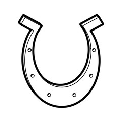 horseshoe vector illustration