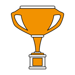 trophy vector illustration