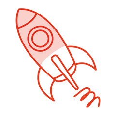 spacecraft base flat icon vector illustration design image