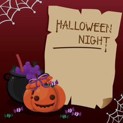 Halloween design template