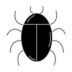 bug animal isolated icon vector illustration design