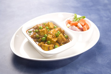Cheese Cooked with Peas