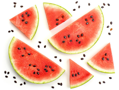 pieces of watermelon