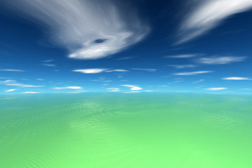 Obraz na płótnie Canvas Fantasy alien planet. 3D rendering