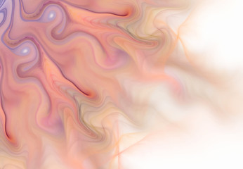 Patterns on white. Stylish color lines on a white background. Geometric, organic forms. A beautiful backdrop for the substrate. For design and installation. For writing of the text and illustrations.