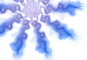 Patterns on white. Stylish color lines on a white background. Geometric, organic forms. A beautiful backdrop for the substrate. For design and installation. For writing of the text and illustrations.