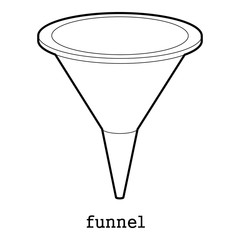 Funnel icon outline