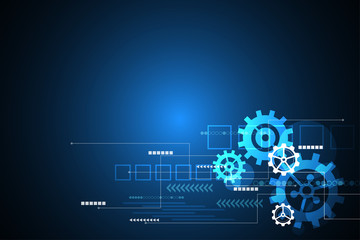 Vector abstract background technology concept.