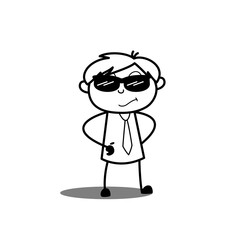 Cool Young Boy with Sunglasses