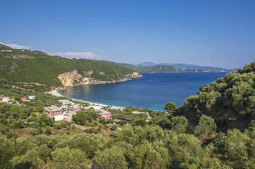 Naklejka premium Greece - Parga - Lichnos Beach - Ionian Sea