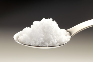 Sugar or Salt on spoon