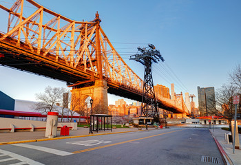 Fototapeta na wymiar Queensboro Bridge, New York City, USA.