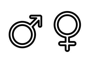 symbol mężczyzny i kobiety ikona